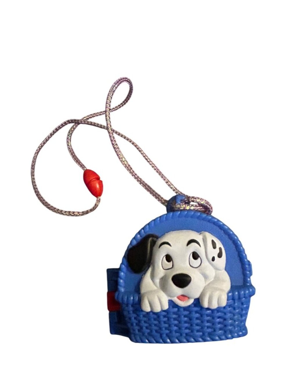 Disney 101 Dalmatians Blue Basket Mini Playset With Figures Vintage 1996